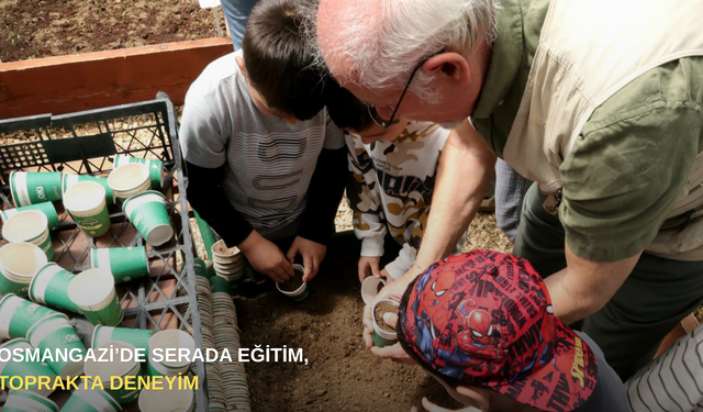 Osmangazi’de Serada Eğitim, Toprakta Deneyim
