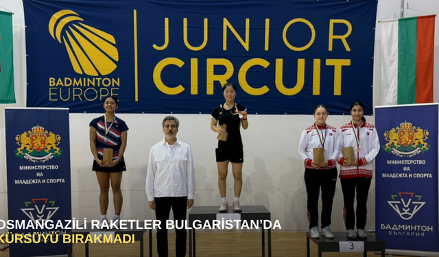 Osmangazili raketler Bulgaristan’da kürsüyü bırakmadı