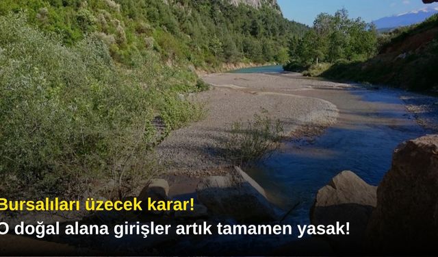 Bursalıları üzecek karar! O doğal alana girişler artık tamamen yasak!