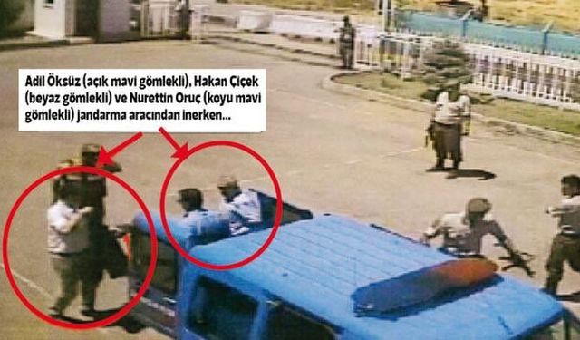 FETÖ mensuplarının askeri araçtan iniş görüntüleri ortaya çıktı