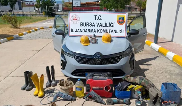 35 metrelik tünelde 5 kişi suçüstü yakalandı