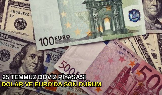 25 Temmuz döviz piyasası: Dolar ve euro'da son durum