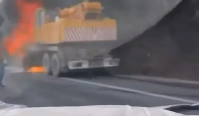 Bursa-İnegöl yolunda korku dolu anlar!