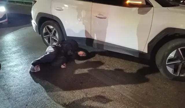Bursa'da ters yöne giren sürücüden olay yaratan hareketler!