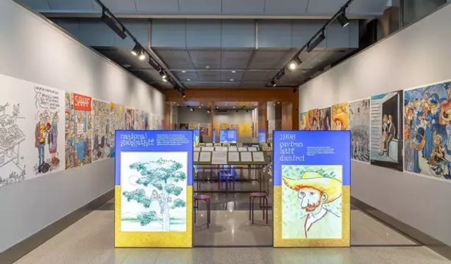 İş Sanat’ın yeni sergisi Yazan Çizen Latif Demirci ziyarete açıldı