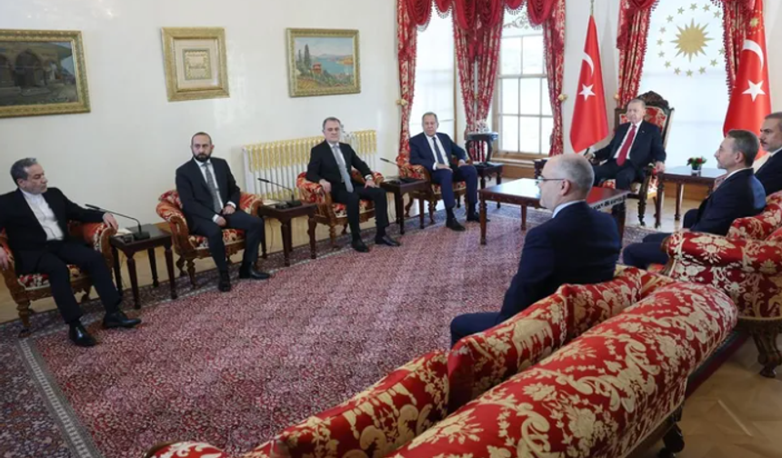 Cumhurbaşkanı Erdoğan, 4 ülkenin Dışişleri Bakanlarını kabul etti