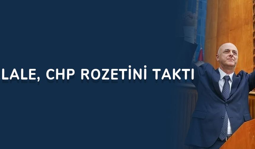 Ümit Özlale, CHP rozetini taktı