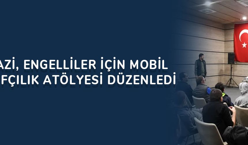 Osmangazi, Engelliler için mobil fotoğrafçılık atölyesi düzenledi