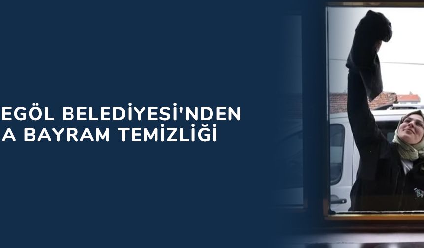 Bursa İnegöl Belediyesi'nden yaşlılara bayram temizliği