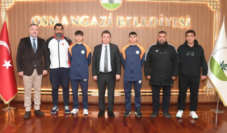Milli sporcular Osmangazi'den Dünya Şampiyonası’na uğurlandı