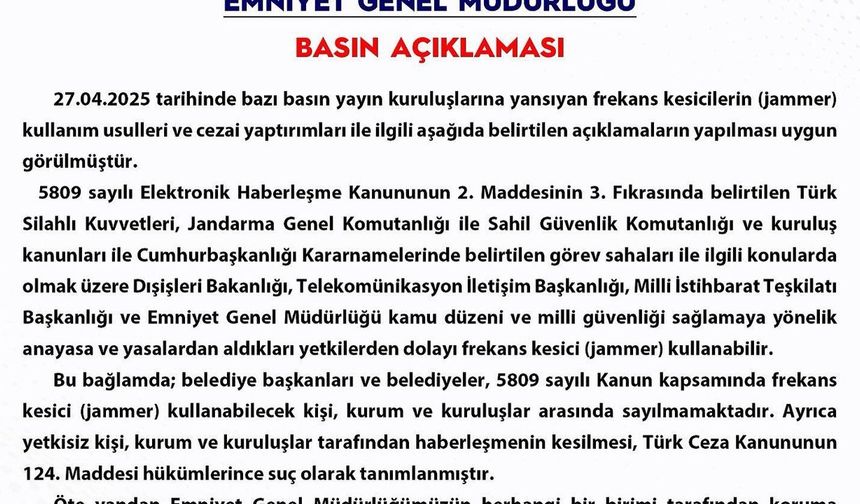 SON DAKİKA! Ekrem İmamoğlu’nun kullandığı “jammerları” YETKİSİZ - İZİNSİZ kullandığı ve suç işlediği ortaya çıktı