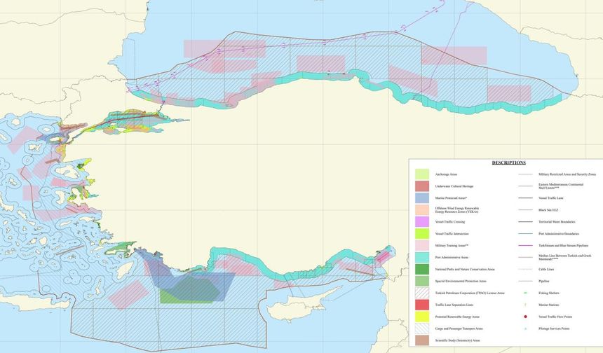 Türkiye'nin yeni "Deniz Koruma Alanları" ulusal Deniz Planlama Haritasına eklendi
