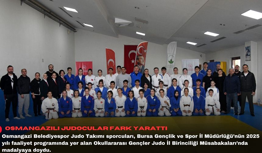 Osmangazili judocular fark yarattı