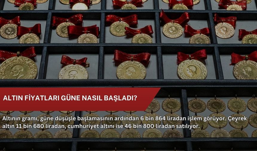 Altın fiyatları güne nasıl başladı?