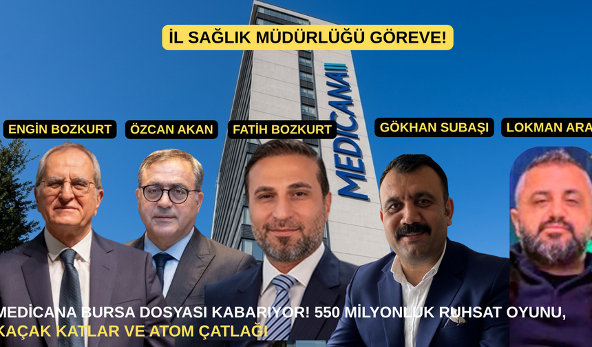 Medicana Bursa Dosyası Kabarıyor! 550 Milyonluk Ruhsat Oyunu, Kaçak Katlar ve Atom Çatlağı