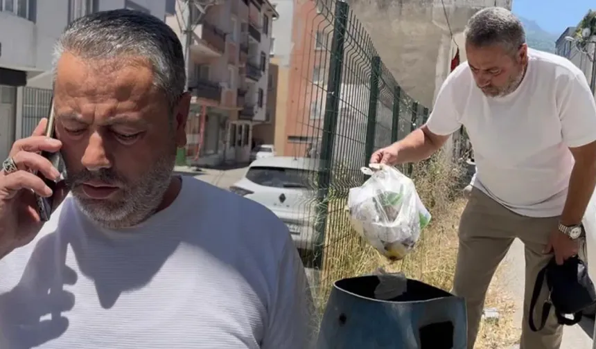 Bursa'da 1 kilo altın çöp konteynerinde kayboldu