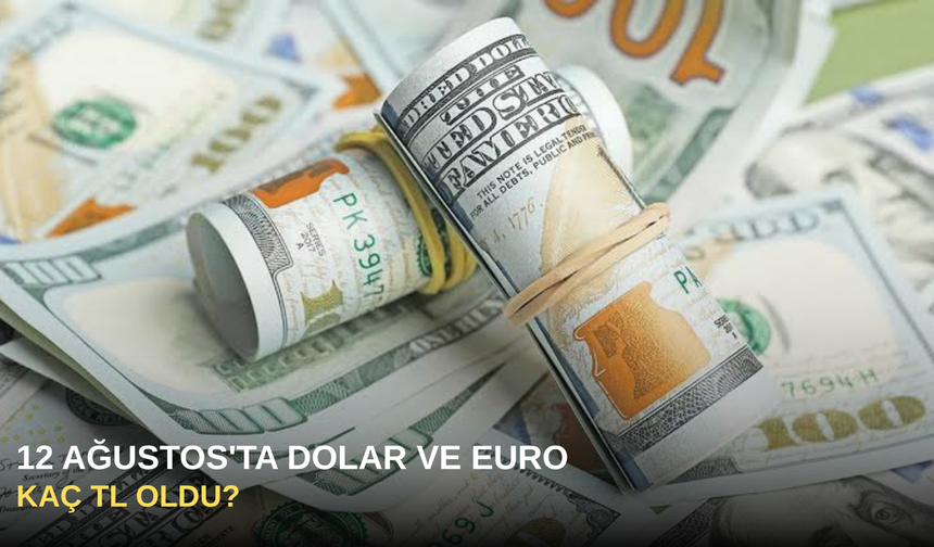12 Ağustos'ta Dolar ve Euro kaç TL oldu?