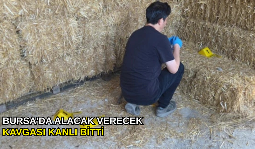Bursa'da alacak verecek kavgası kanlı bitti