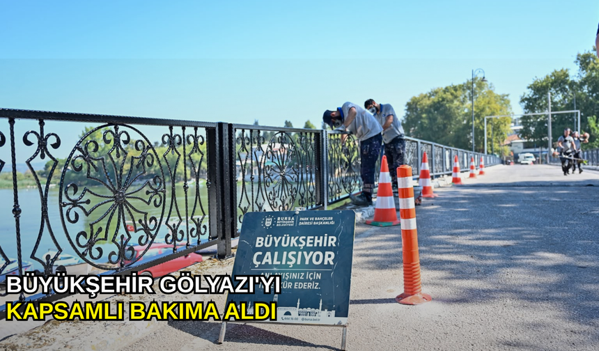 Büyükşehir Gölyazı'yı kapsamlı bakıma aldı