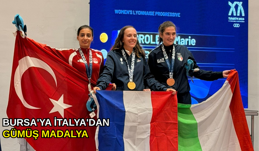 Bursa'ya İtalya'dan gümüş madalya