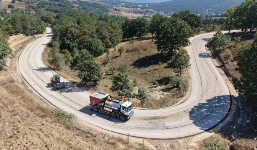 Yıllardır beklenen yol çalışması başladı