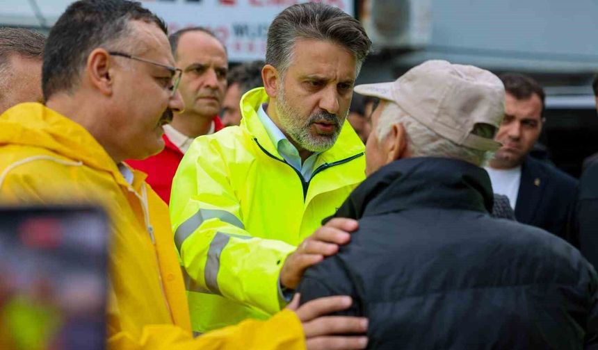 Bursa’da sağanak sonrası Biba sahaya indi! Mudanya’da inceleme