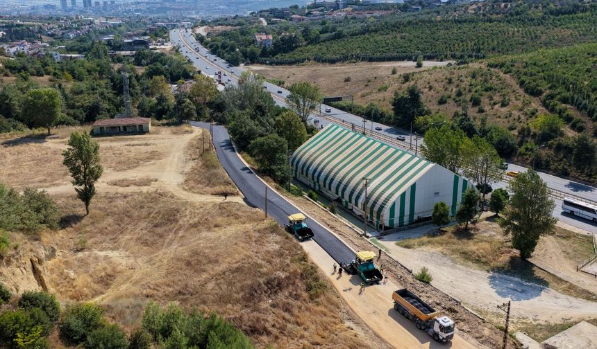 Büyükşehir Çağrışan bağlantı yolunu yeniliyor