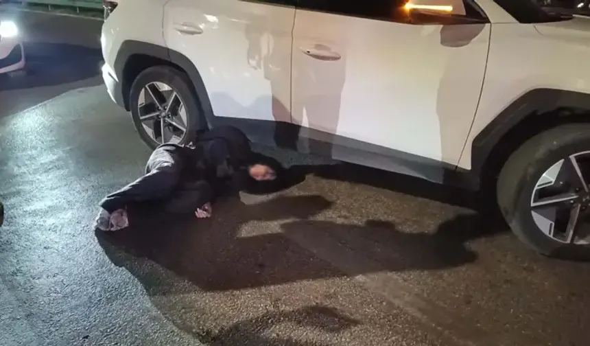 Bursa'da ters yöne giren sürücüden olay yaratan hareketler!