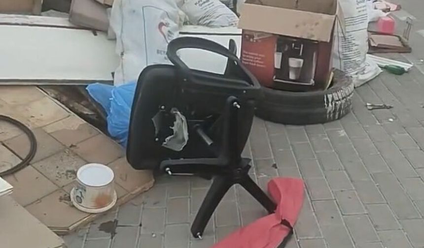 Bursa'da sokağa dökülen çöplere büyük tepki!
