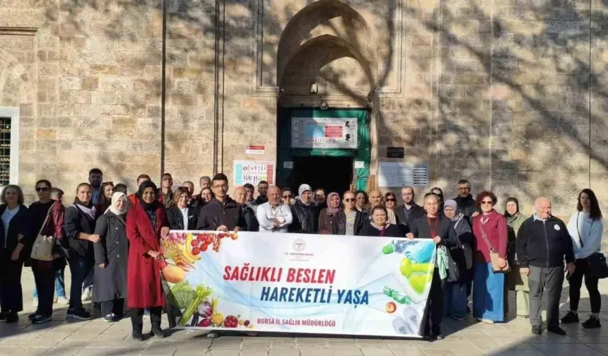Bursa’da sağlıklı yaşam için dikkat çeken yürüyüş!