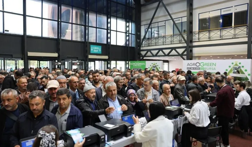 Bursa’da tarım fuarına yoğun ilgi! 40 şehirden çiftçiler geliyor