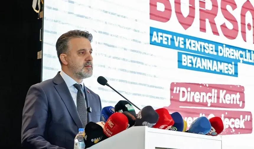 Bursa’da Afet Anayasası dönemi resmen başladı
