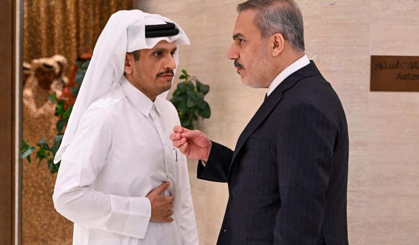 Bakan Fidan Katar Başbakanı ve Dışişleri Bakanı Al Sani ile görüştü
